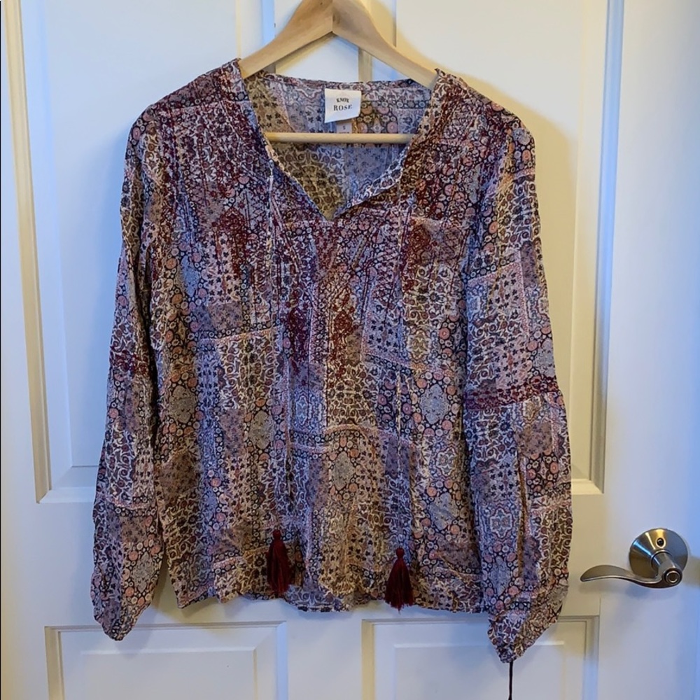 Knox Rose peasant blouse
